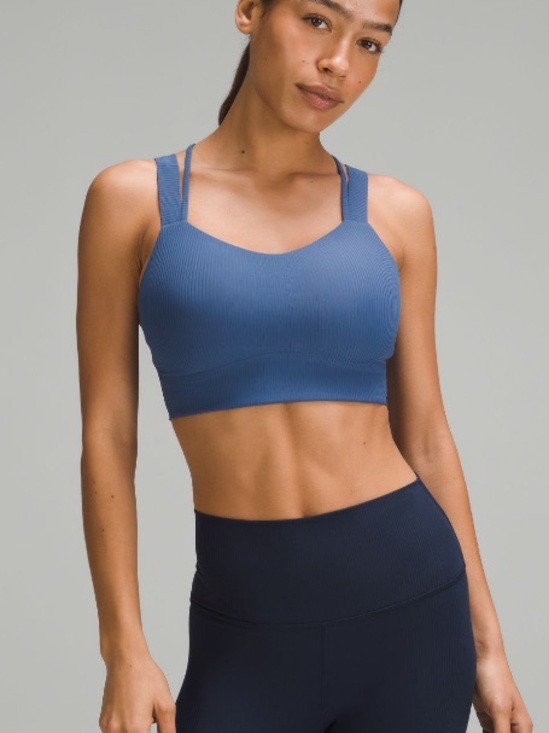 lululemon athletica Other - lululemon Like a Cloud ribbed LL D/DD BRA PITCH BLUE